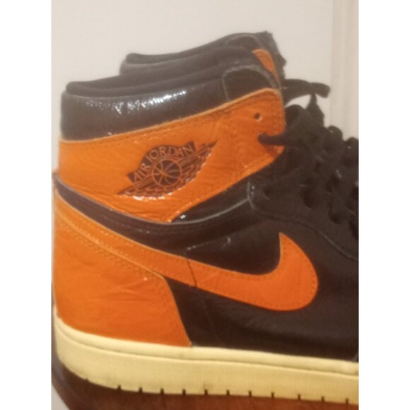 Size 12 - Jordan 1 Retro High Shattered Backboard 3.0 Preowned No Box 555088028 - Picture 5 of 14